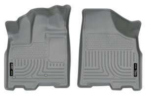Toyota Sienna Floor Liners - Front - Husky Liners - WeatherBeater - Gray - 2013